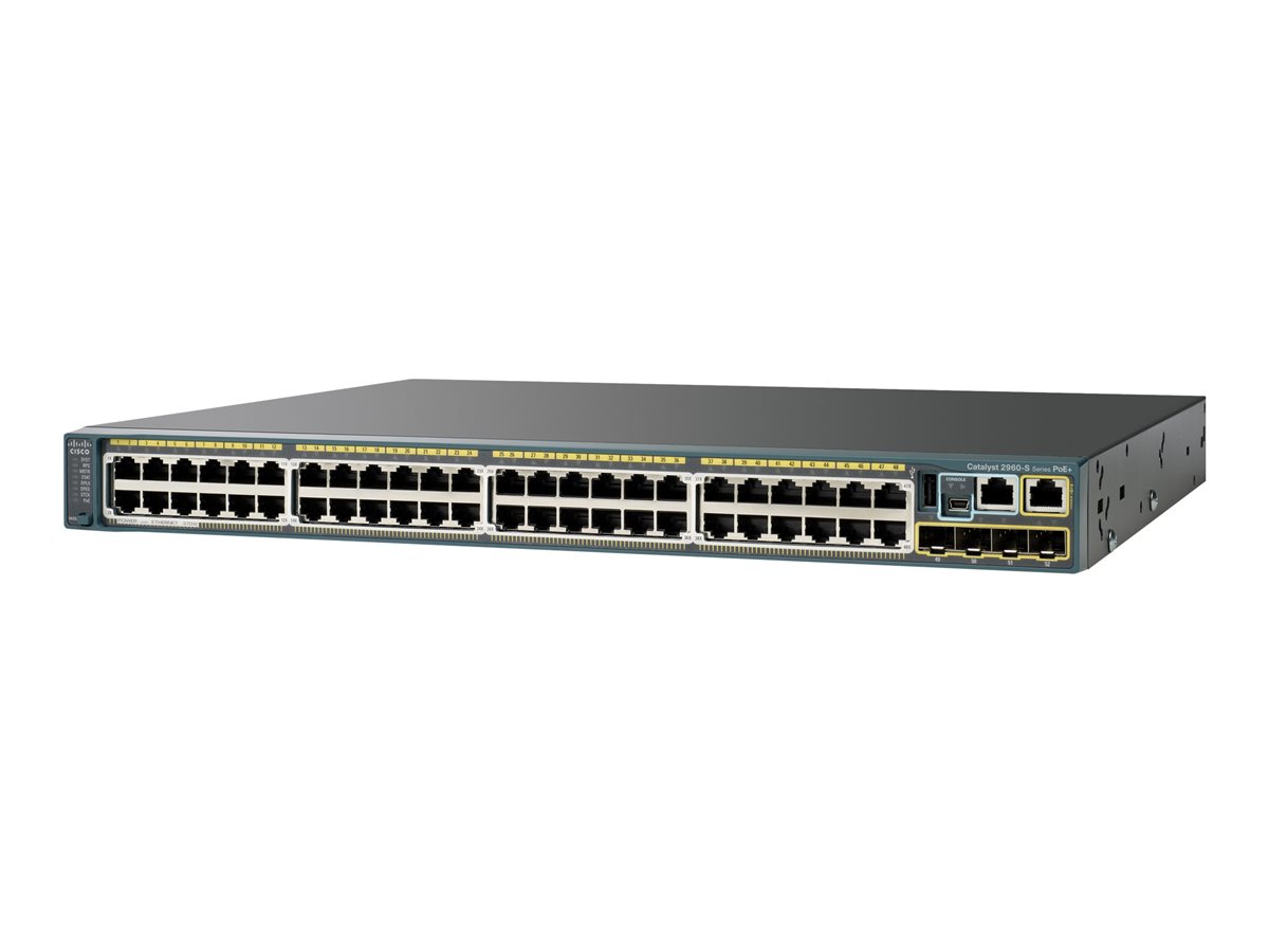 سوئیچ سیسکو - Cisco Switch WS-C2960S-48LPS-L - از محصولات فروشگاه اینترنتی دکتر سیسکو